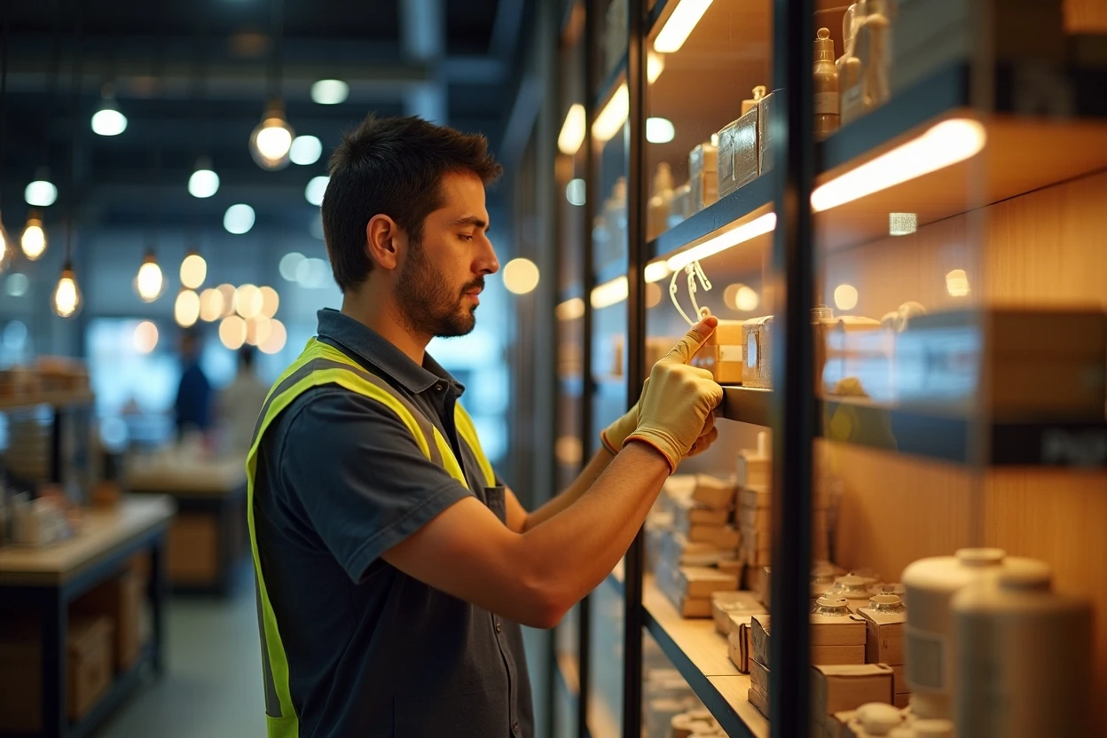 Iluminación de vitrinas y escaparates en tienda
